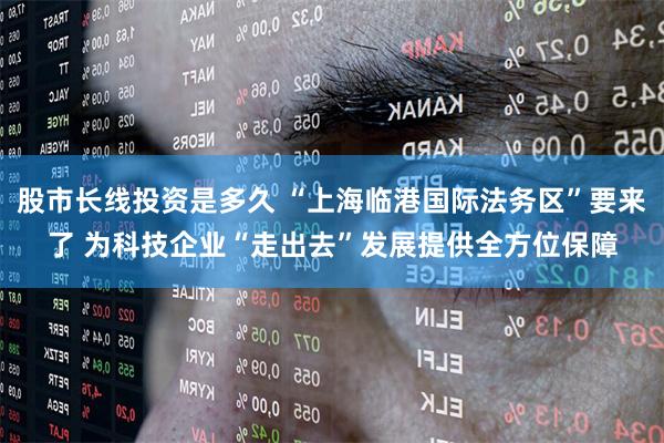 股市长线投资是多久 “上海临港国际法务区”要来了 为科技企业“走出去”发展提供全方位保障