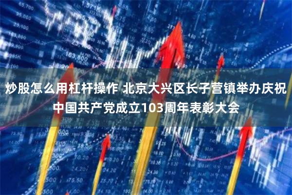 炒股怎么用杠杆操作 北京大兴区长子营镇举办庆祝中国共产党成立103周年表彰大会