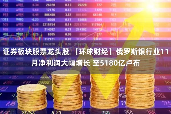 证券板块股票龙头股 【环球财经】俄罗斯银行业11月净利润大幅增长 至5180亿卢布